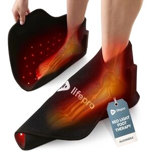 Lifepro Allevasole Red Light/Near infrared Light Foot Therapy Boot